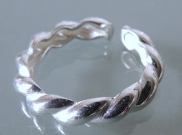 TARA STYLE rhodinierter Silber 925 Fingerring