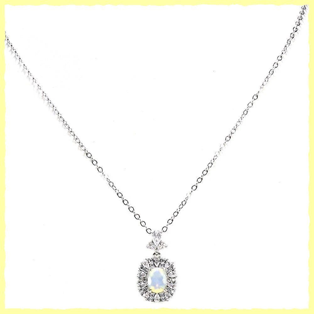 Ciondoli: Bezaubernder Anhänger mit ECHTEM Opal u. Kette – Nuovo e nell'imballaggio originale da Oberglatt ZH venduto da Diamond-Girl 2