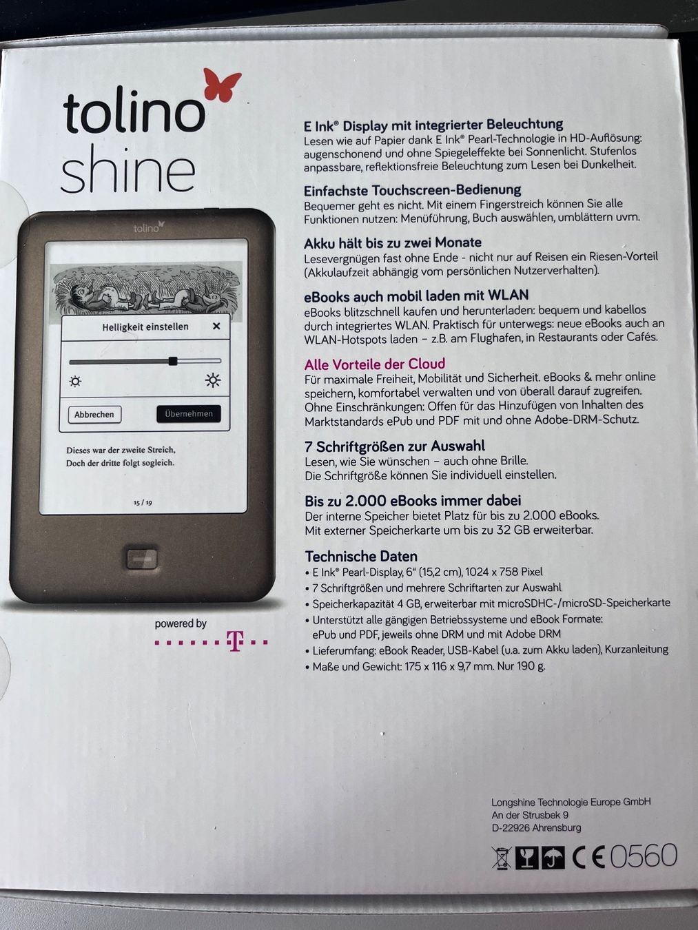 Tolino Tablet PC: Tolino Shine – Usato da Basel venduto da pat_yp5k 1