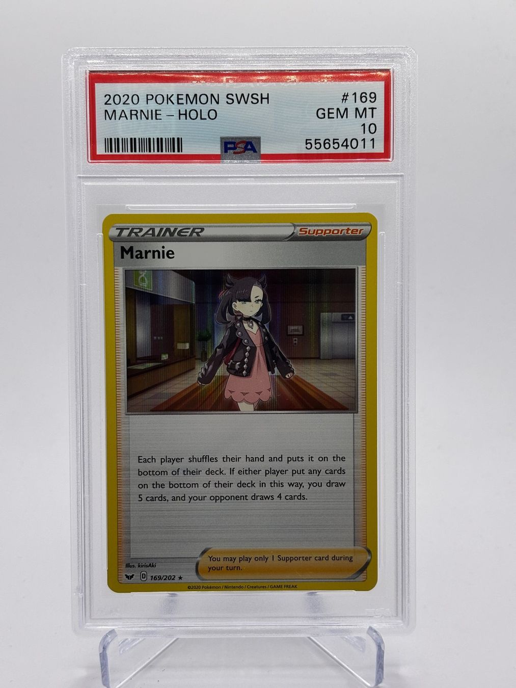 Pokémon Sammelbilder & Trading cards: Schwert & Schild - Marnie (SSH 169) - PSA 10 – Neu (gemäss Beschreibung) aus Allschwil von Bullach