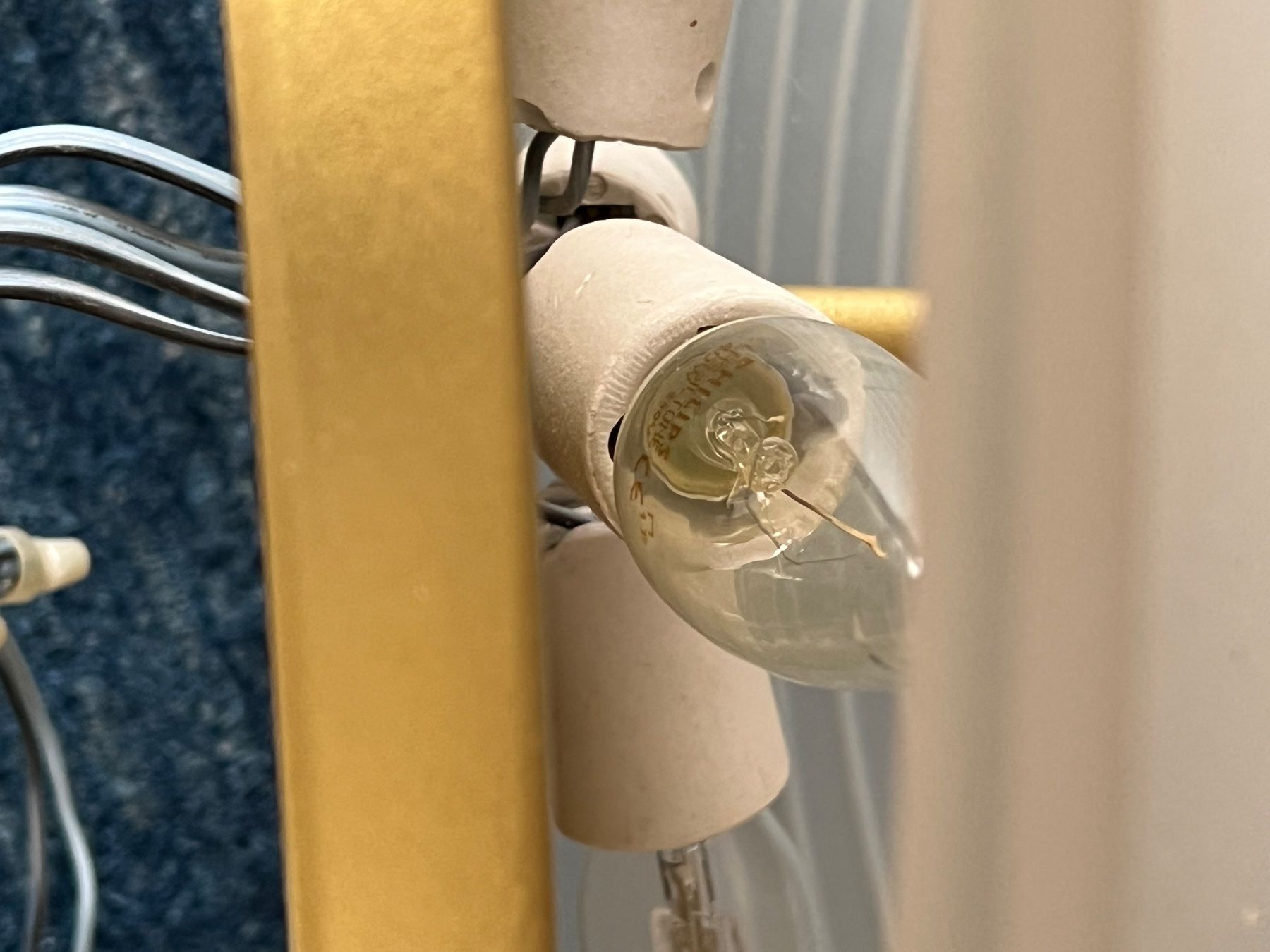 Lampadari & plafoniere: Elegante Deckenlampe mit Messingteil 50 cm – Usato da Altikon venduto da Linus62 2