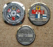 3 SCHÜTZENMEDAILLEN ZENTRALSCHW. KL. KAL. SCHÜTZENVERBAND