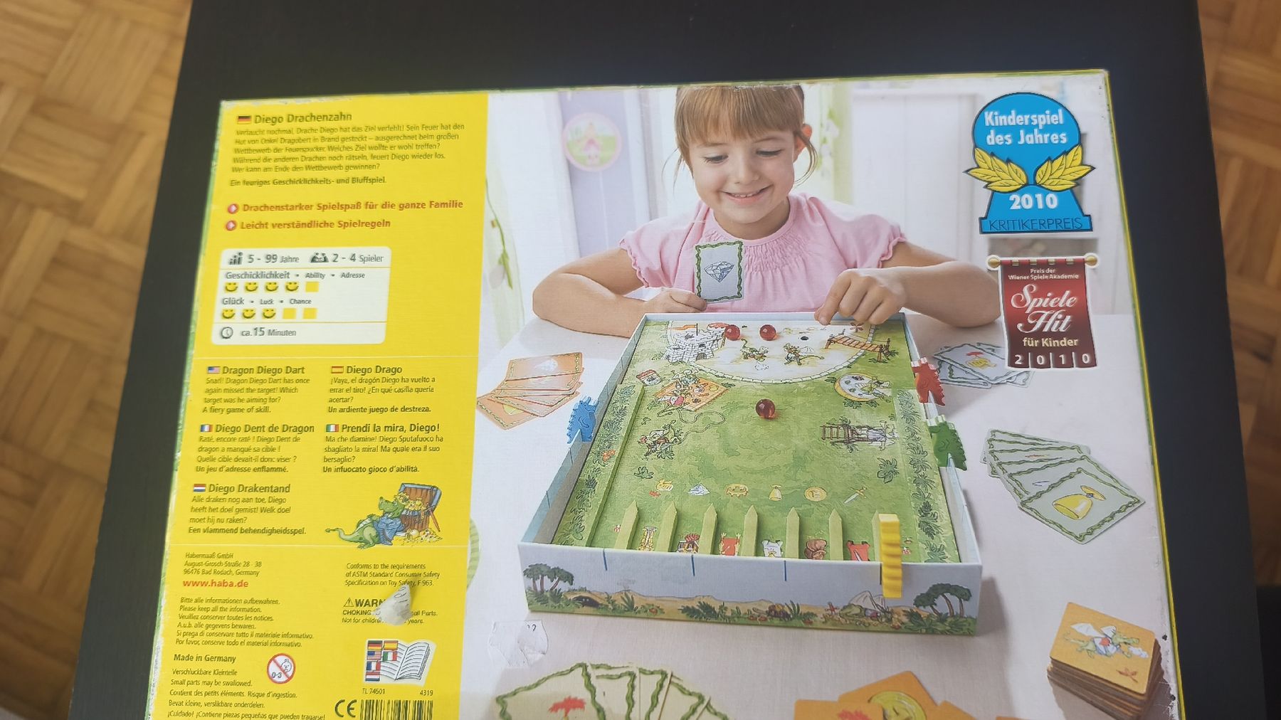 Spiele: Diego Drachenzahn - Gesellschaftsspiel  – Gebraucht aus Kriens von honeybadger45 1