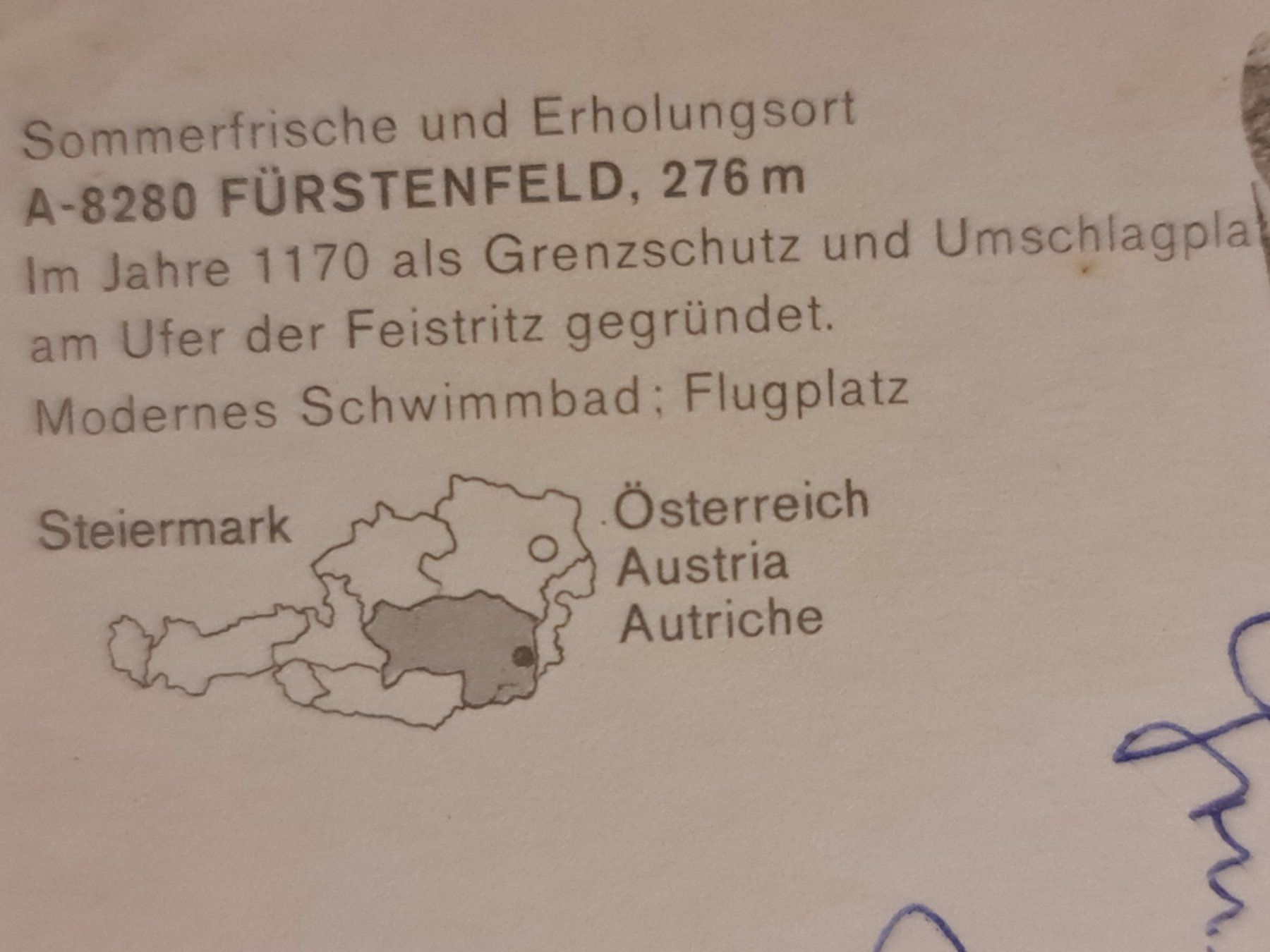 Cartoline postali: Ansichtskarte Fürstenfeld Österreich – Usato da Dintikon venduto da Vexi 2