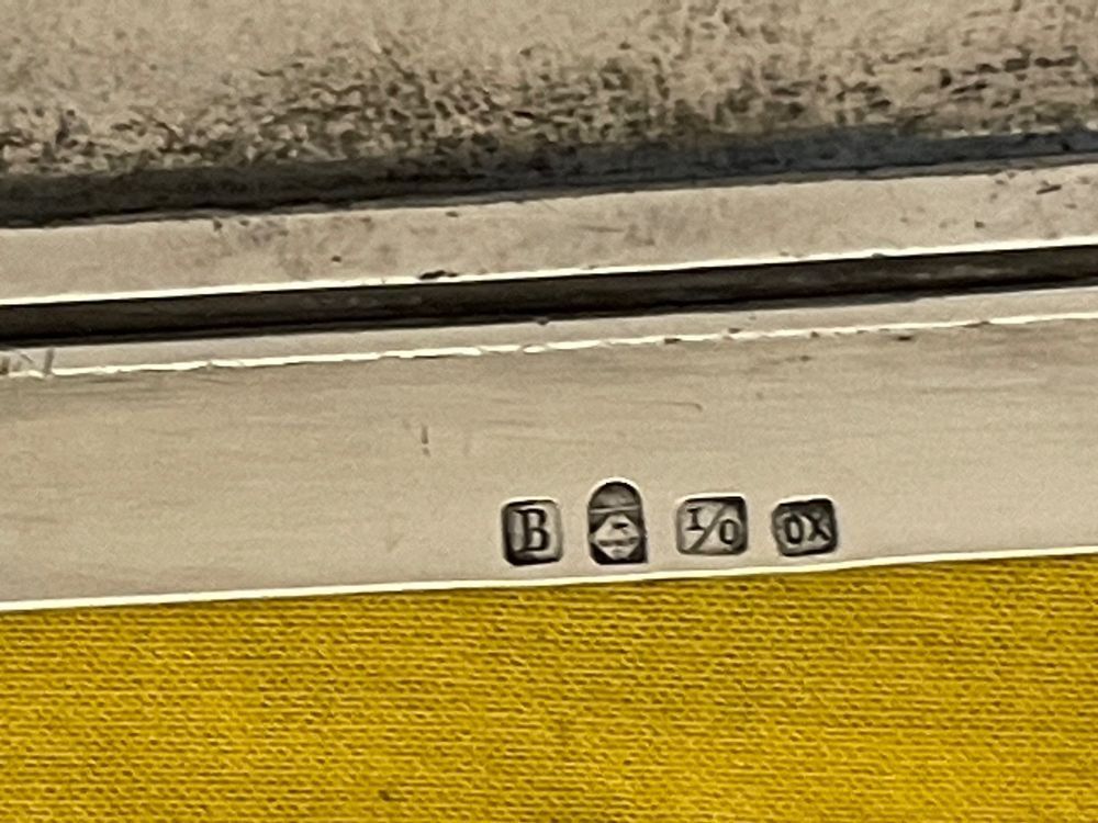 Servierplatten: Sehr schöne Platte mit div.Stempeln – Gebraucht aus Oberwil Lieli von 560amg 3