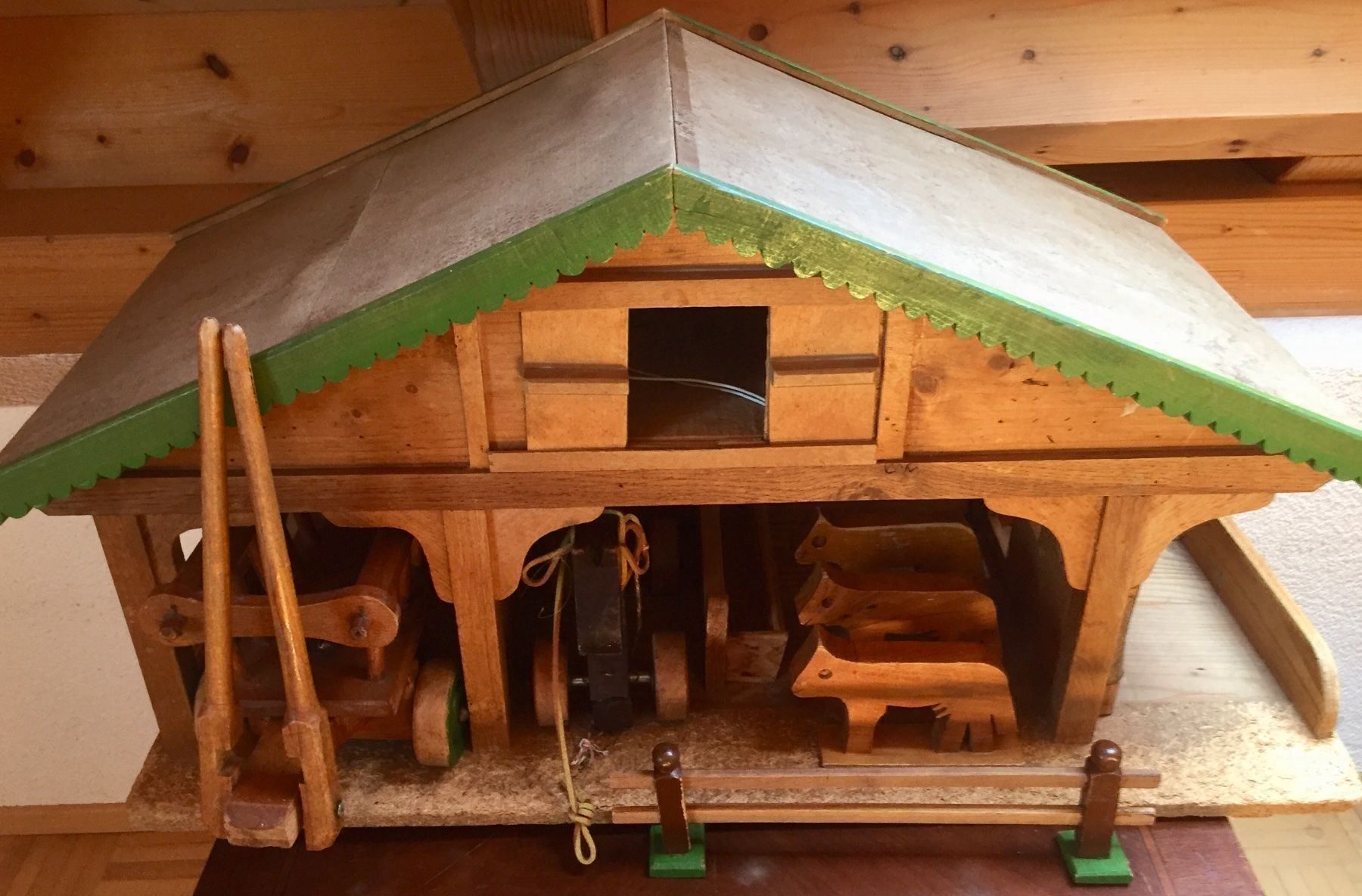 Giocattoli: Stall Bauernhof semiantik Pferd Wagen – Usato da Gerlikon venduto da jabadabadu