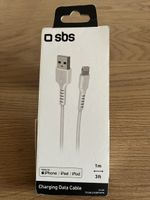 Neues original SBS Ladekabel USB auf Lightning, 1m