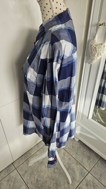 Hugo Boss Camicie: Blaues Herrenhemd Gr. XL Baumwolle Boss Orange – Usato da Gossau ZH venduto da Goes05 4