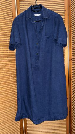 Leinenkleid blau, 42
