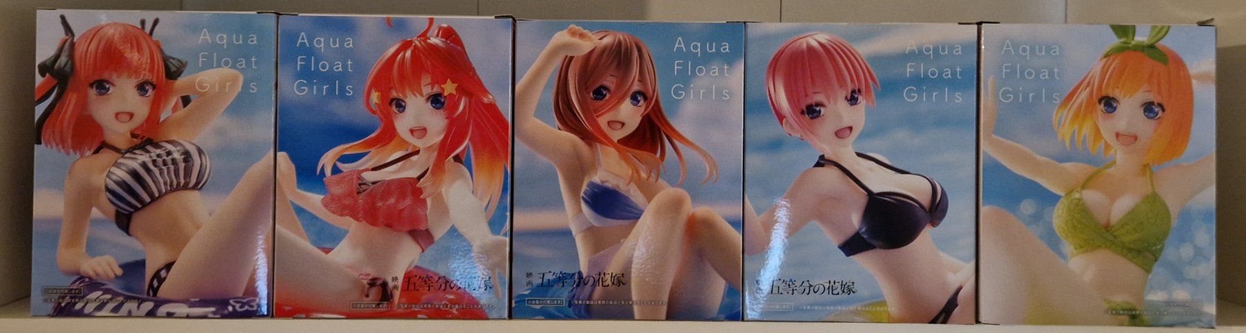 Statuette: The Quintessential Quintuplets Aqua Float Girls complet – Nuovo e nell'imballaggio originale da St-Imier venduto da ATTAKSHOP 9