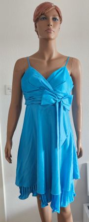 Neues sommerliches, blaues Cocktailkleid - Grösse 36/38
