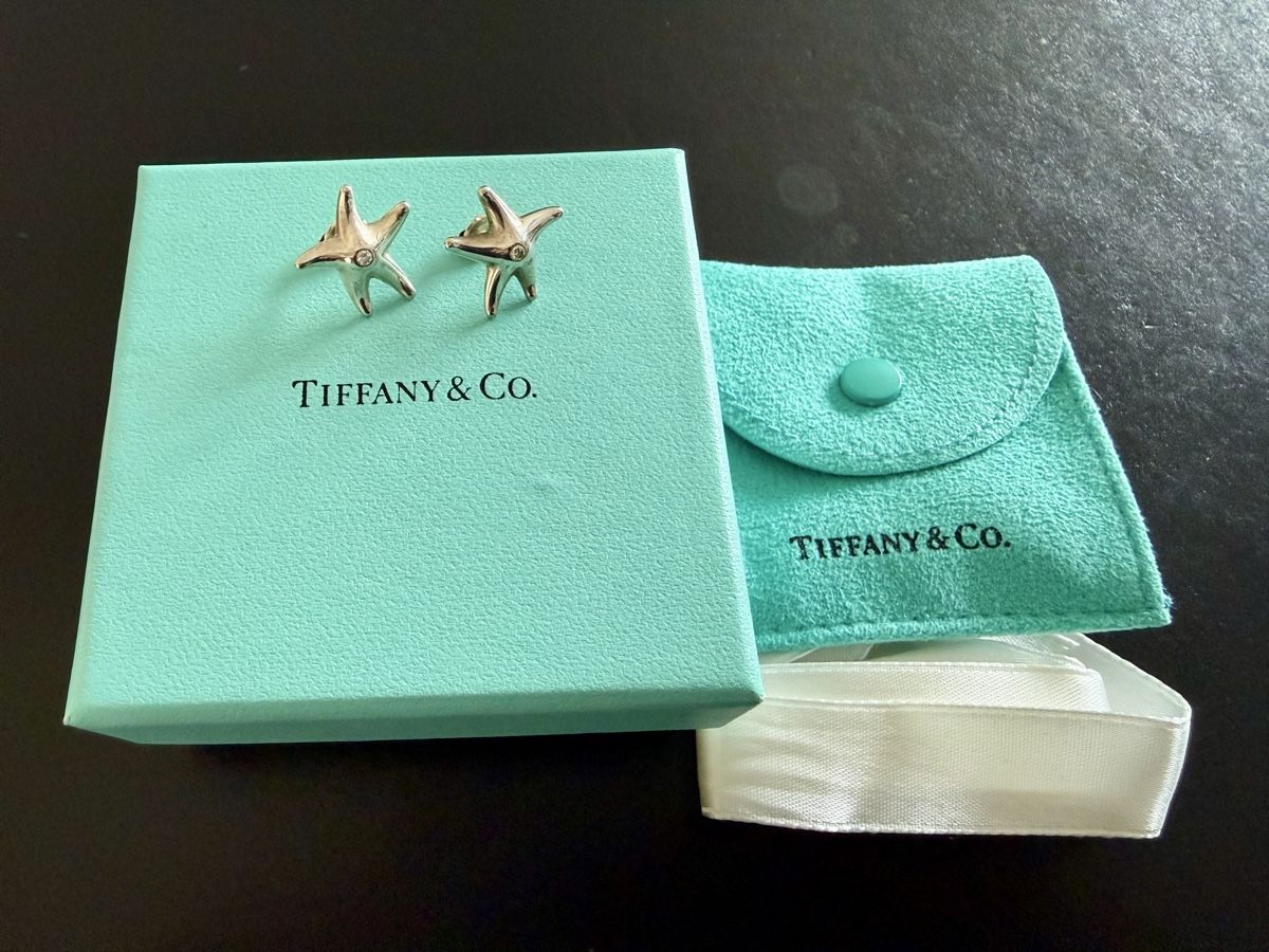 Tiffany & Co. Orecchini pendenti & Orecchini a lobo: Tiffany & Co. Seestern Ohrringe – Usato da Neerach venduto da Rosapfeffer