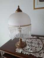 Tischleuchte Vintag mit Glasfransen-Behang von Art & Licht