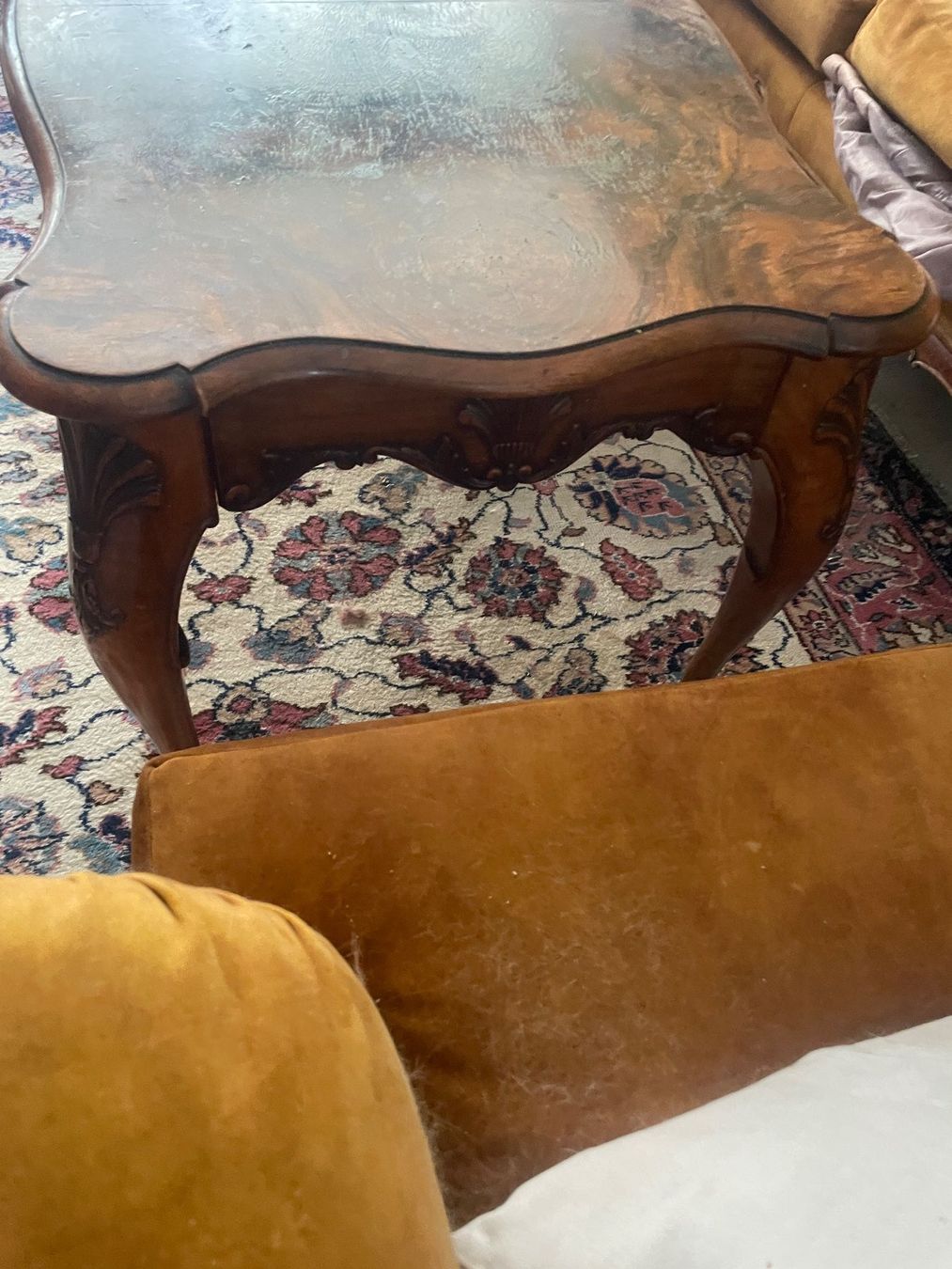 Tische: Antiker Louis Phillippe Couchtisch Nussbaum – Gebraucht aus Volketswil von rubin74 4