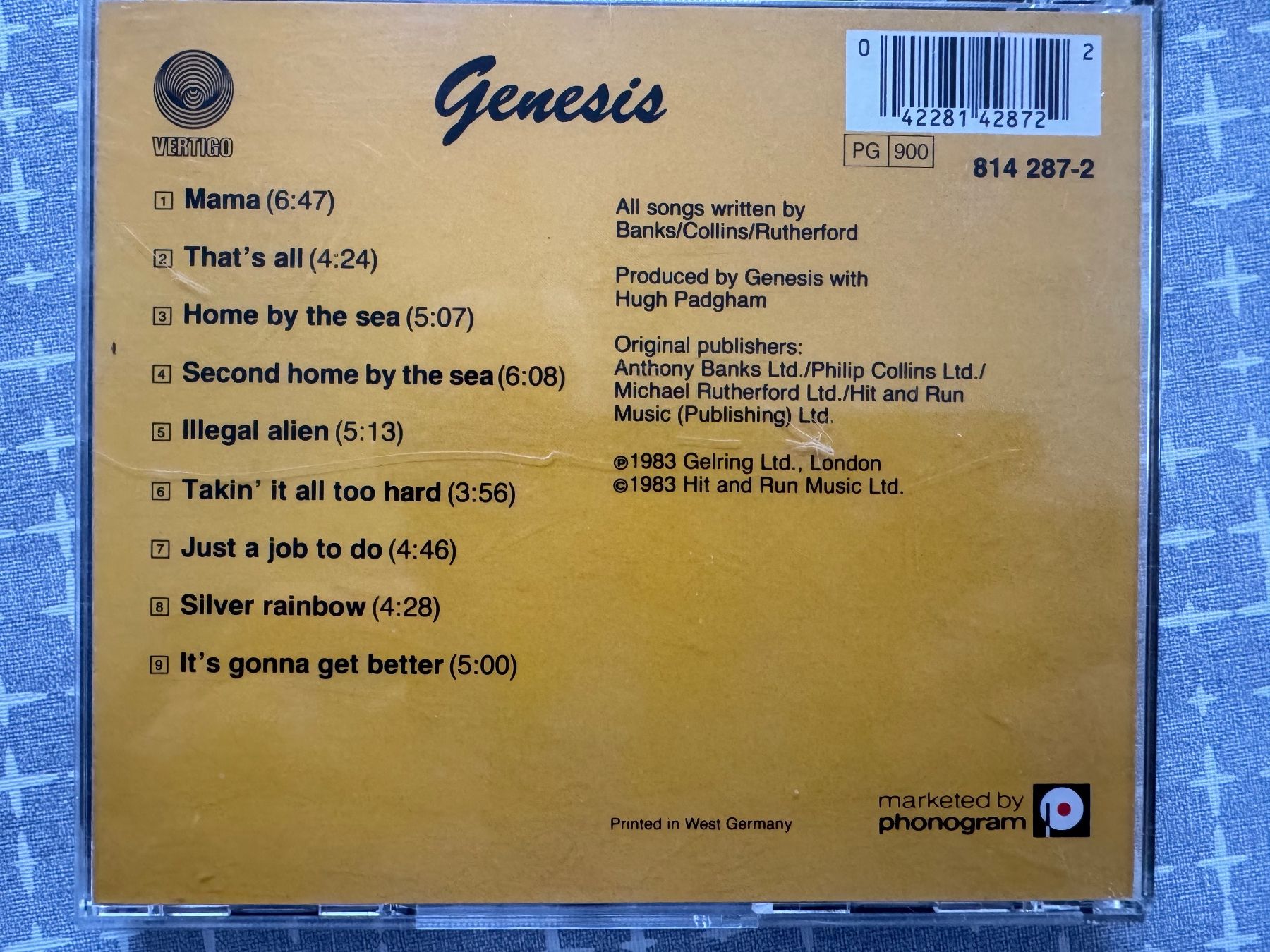 CDs: Genesis - Same – Gebraucht aus Duggingen von Kisha010 2