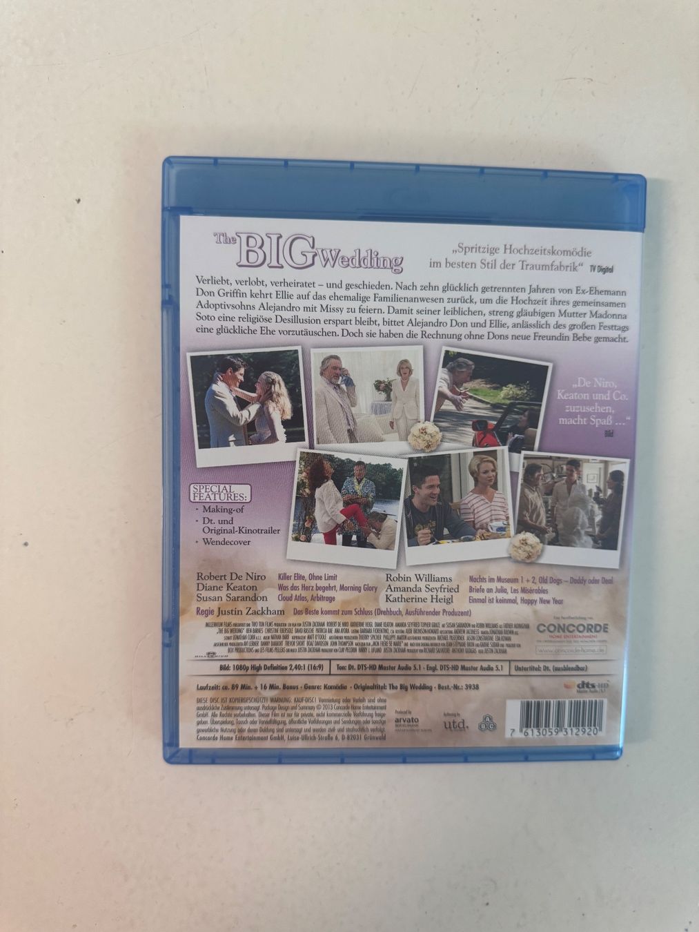 Tutti i DVDs: THE BIG WEDDING. (BLU-RAY) – Usato da Basel venduto da san_2qlq 1