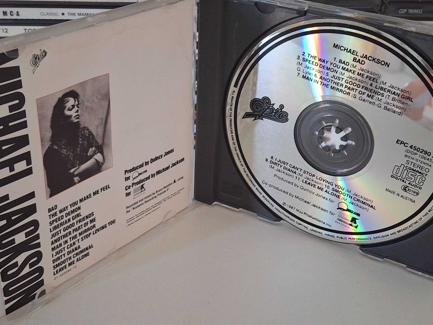 CDs: CD Michael Jackson - Bad – D'occasion à Aarberg par Jackup1 2