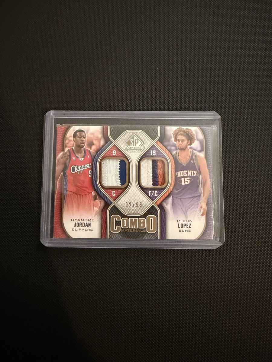 Nba Carte collezionabili: DeAndre Jordan & Robin Lopez 02/99 Combo Patch Card  – Nuovo (secondo la descrizione) da Lenzburg venduto da fastbreakcards