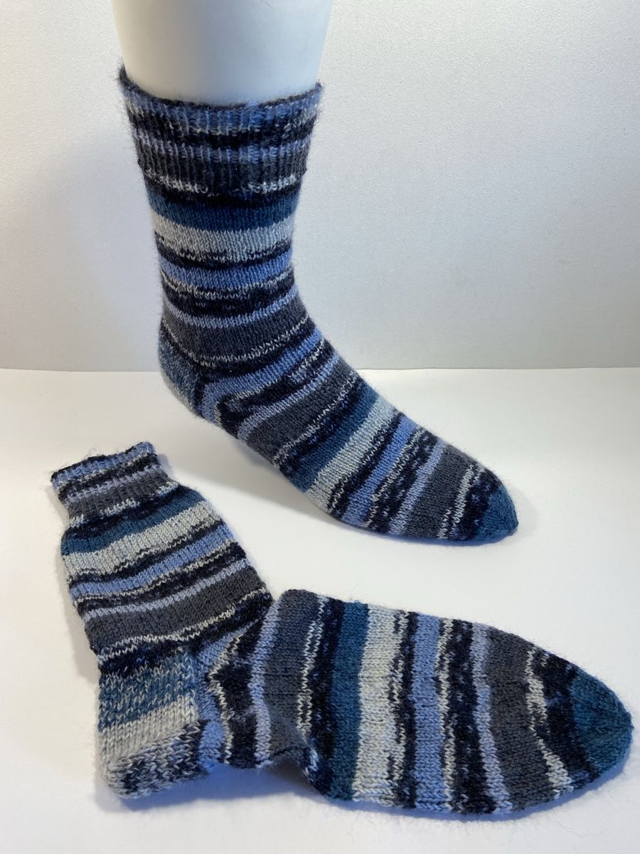 Calze: Handgestrickte Socken, Gr. 39 – Nuovo e nell'imballaggio originale da Grosshöchstetten venduto da Maschenshop 1