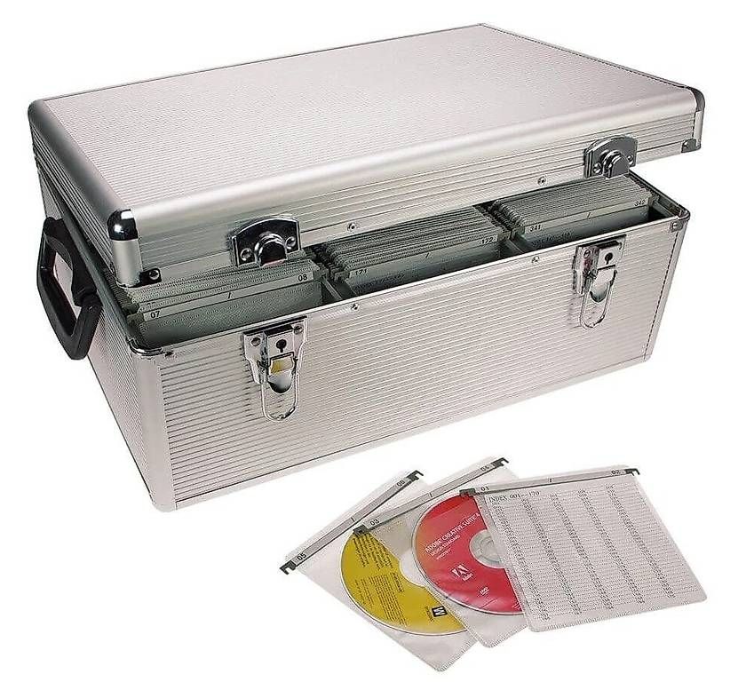 Altro in Decorazioni & Accessori: Mallette à CD  500 CDs/DVDs/disques Blu-ray aluminium – Nuovo (secondo la descrizione) da Torny le Grand venduto da cla_w6np 3
