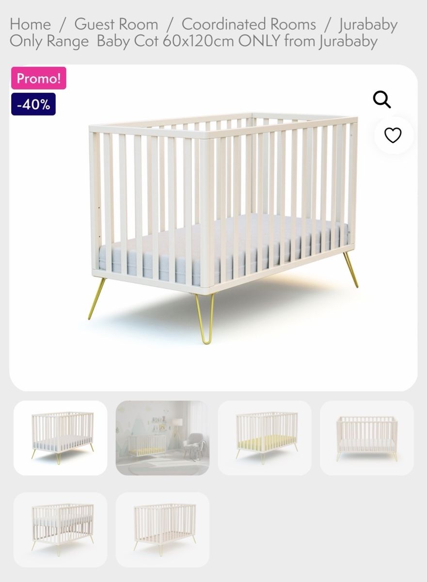 Letti: Jurababy Cot 60x120cm – Usato da Dübendorf venduto da xce_m8qq