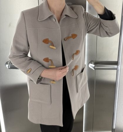 Inès de la Fressange Duffle-Coat beige taille CH40
