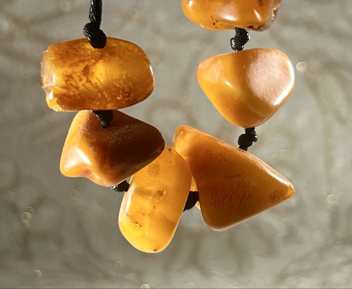 Catenine: Collier en ambre de la Baltique véritable – Usato da Genève venduto da DELIRBEADS 3