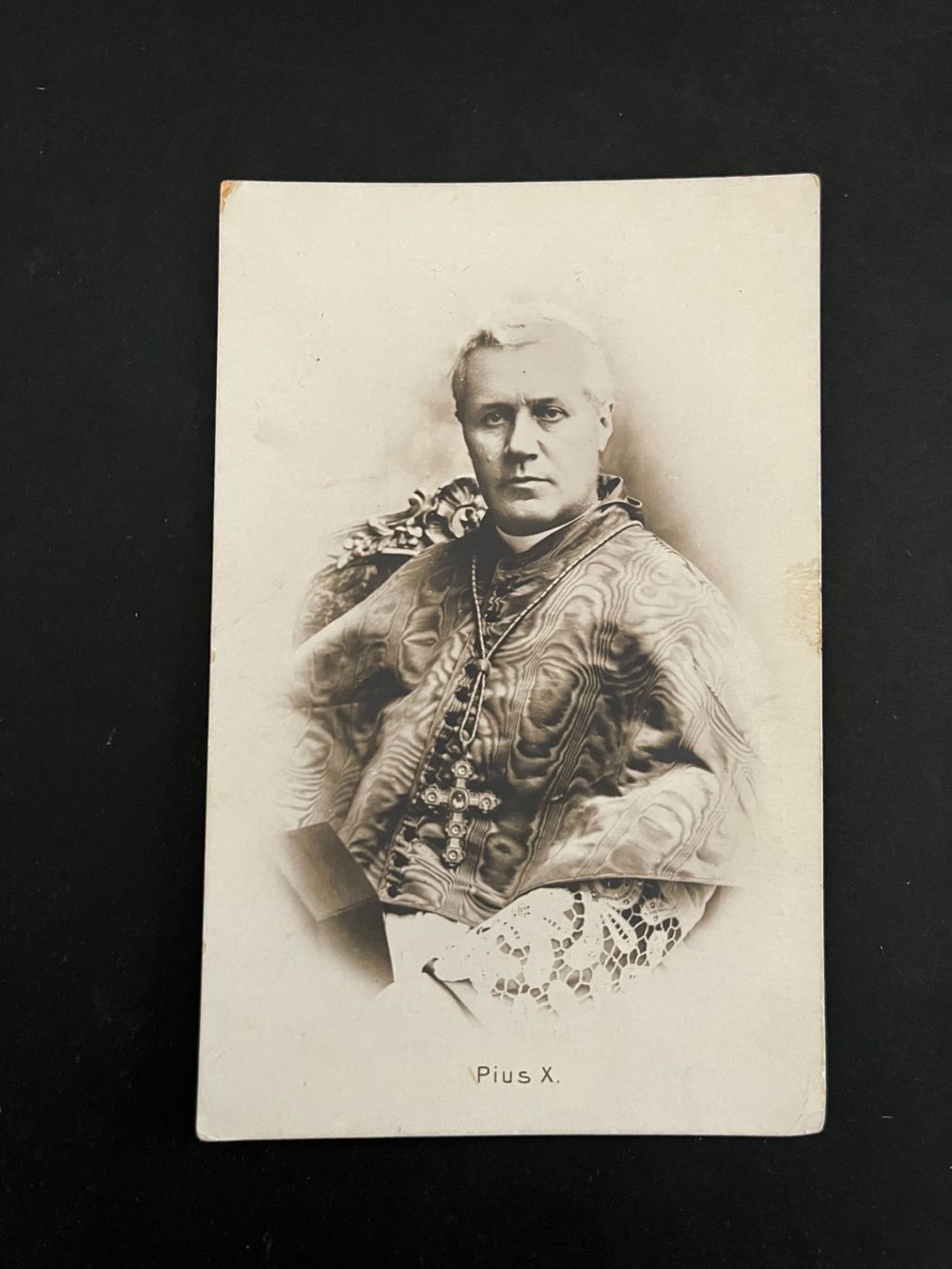 Cartoline postali: Briefmarken Postkarte Papst Pius der X. – Usato da Mumpf venduto da dadaboygugulini