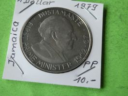 Jamaica 1979,  1 Dollar  Sondermünze   PP