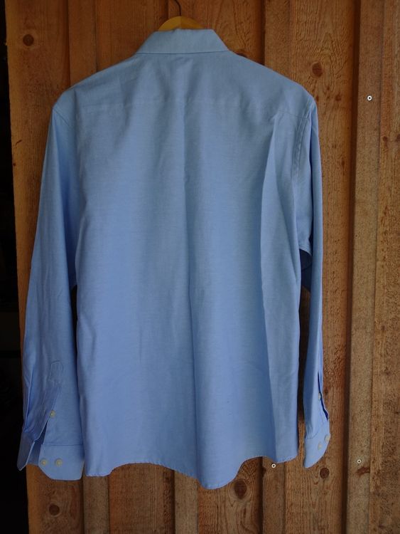 Camicie: Herren Hemd hellblau uni Gr. L - 240913 – Usato da Küssnacht am Rigi venduto da Good4Deckeli 2