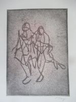 Marc Tobey: Vernis mou und Aquatinta