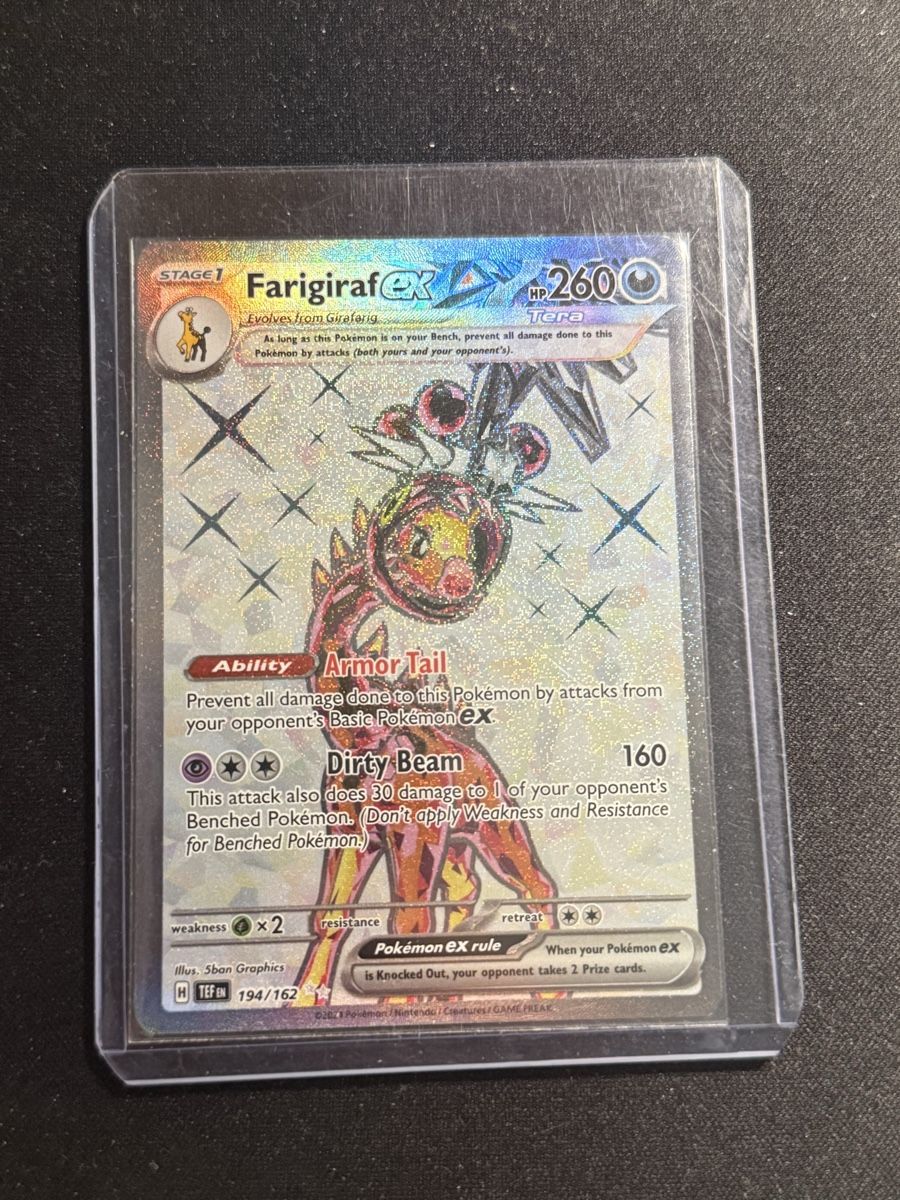 Pokémon Carte collezionabili: Farigiraf ex 194/162 – Nuovo (secondo la descrizione) da Taverne venduto da aleeedg