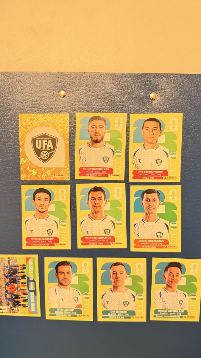 Panini Carte collezionabili: Panini UZB – Nuovo (secondo la descrizione) da Oberhasli venduto da Alanickal 1