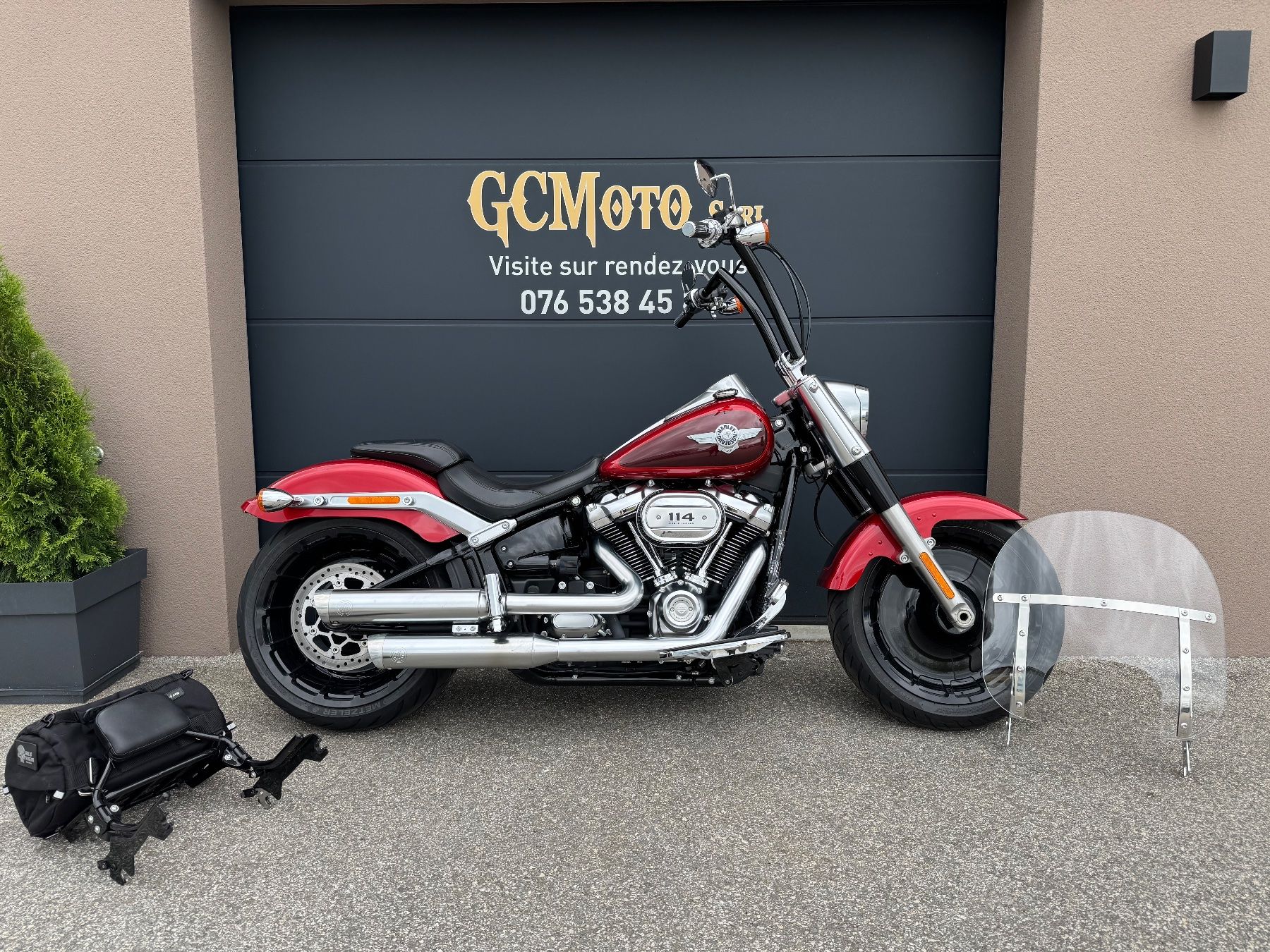Harley-Davidson Chopper: Harley Davidson Fat Boy 114 LEASING POSSIBLE – Usato da Echallens venduto da HD90