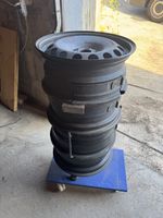 Grill aus Felgen gefertigt, gebraucht.