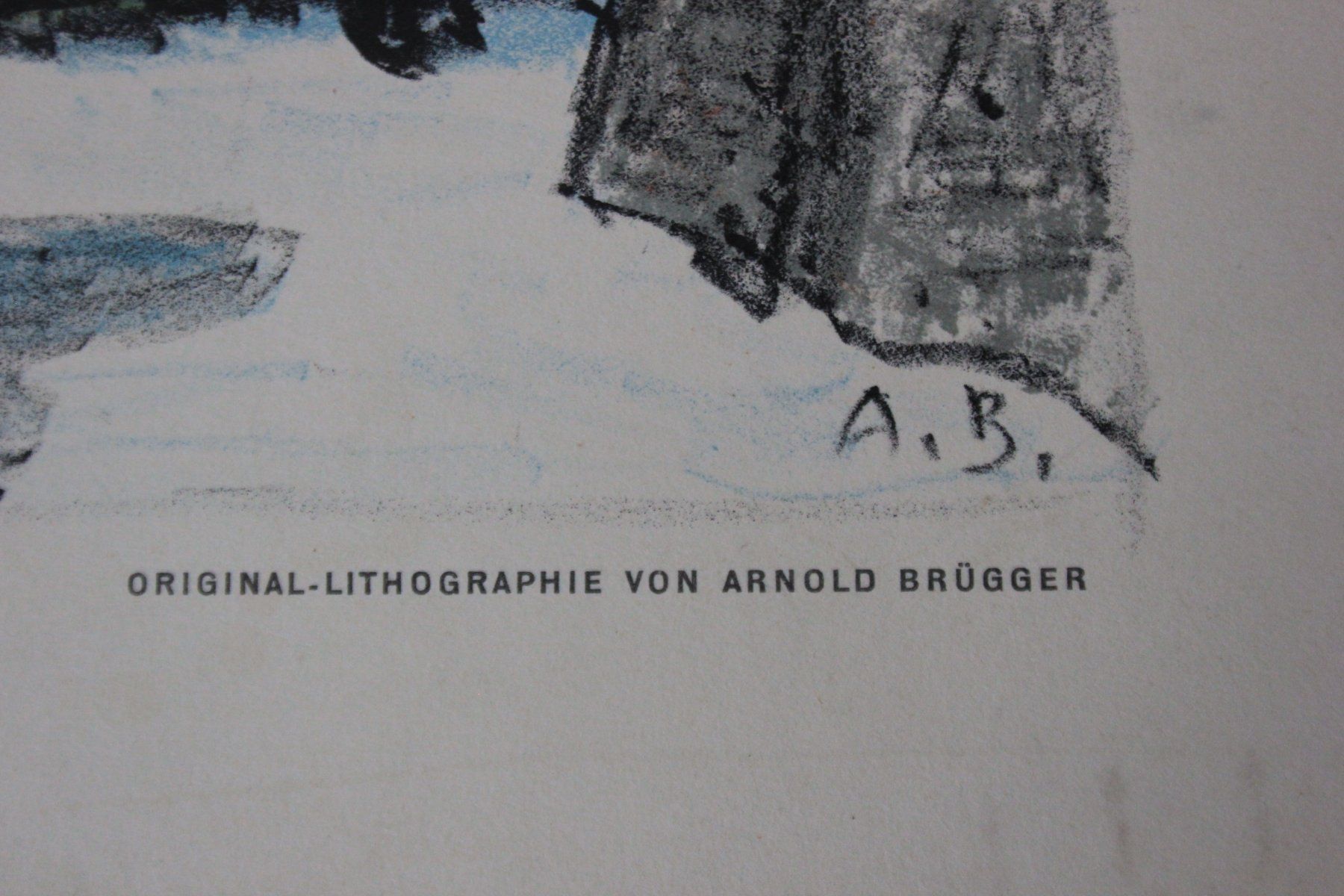 Arts picturaux & lithographies: Arnold Brügger 6 Lithographien – D'occasion à Basel par Upps_23 5