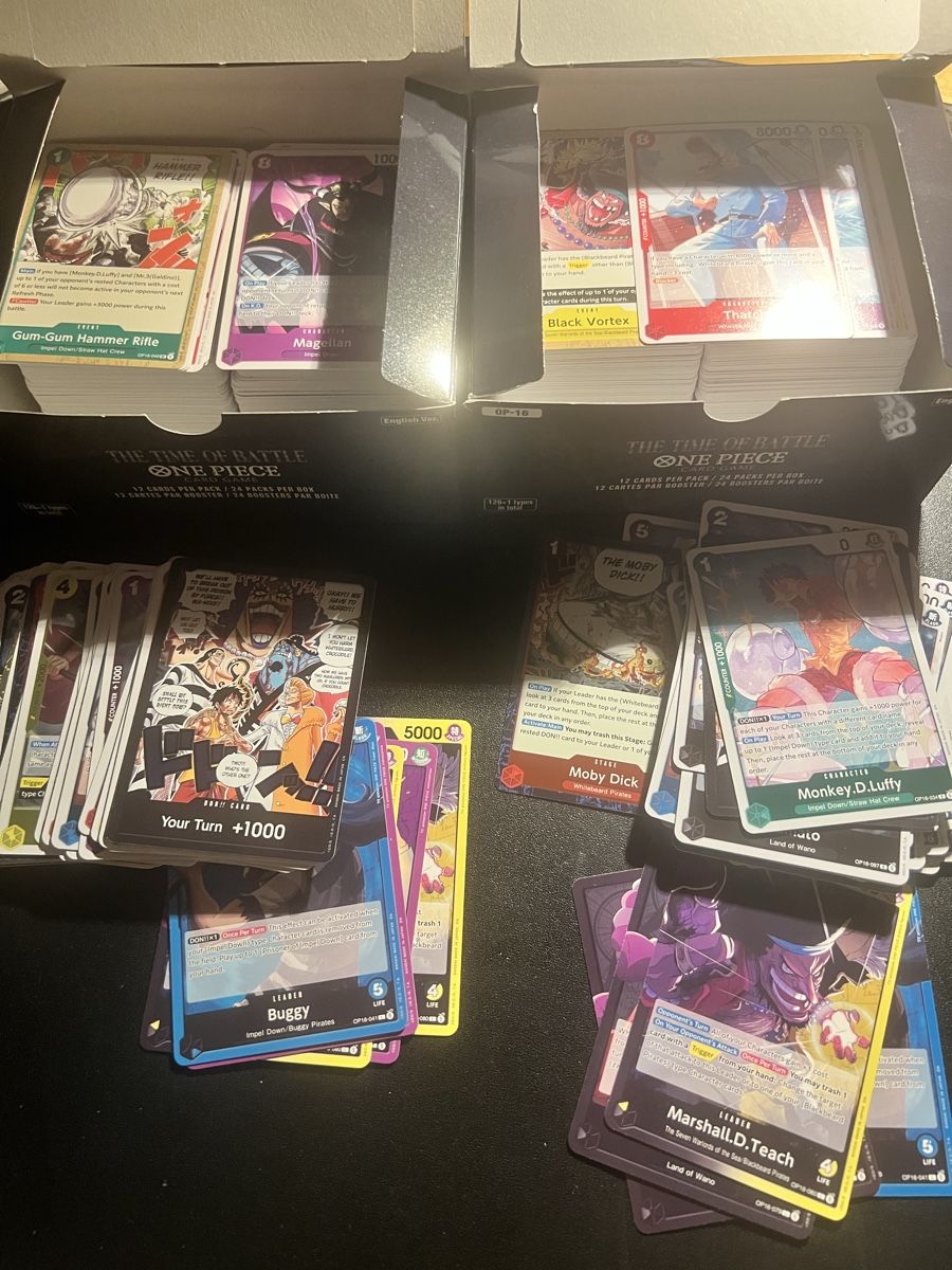 Sammelbilder & Trading cards: One Piece OP-16 , 4 Set  – Neu (gemäss Beschreibung) aus Goldach von Milosg3 3