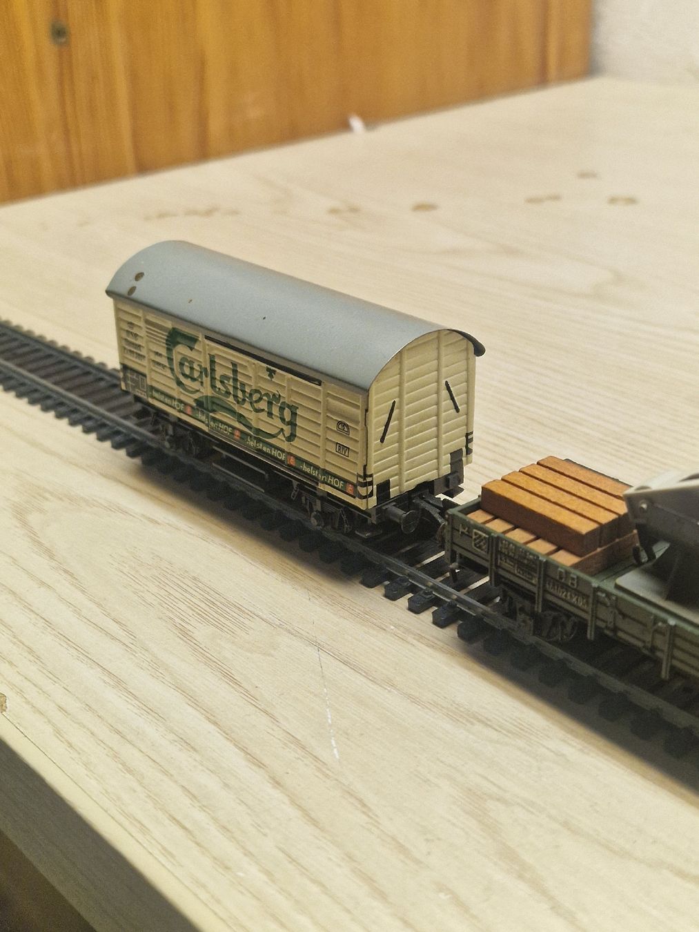 Fleischmann Modelleisenbahnen: Fleischmann 5597 - Dampfkranzug KRUPP/DB HO – Gebraucht aus Herzogenbuchsee von ioa_zcm6 5