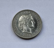 1885 20 Rappen unz /stgl
