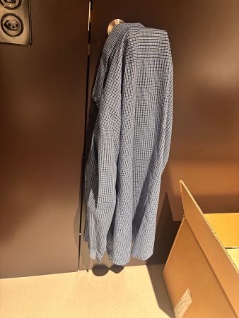 Herren Hemd Jake*s kariert blau schwarz Grösse 41/42