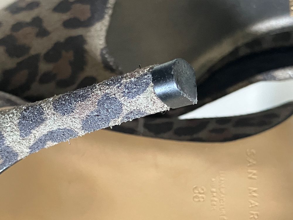 Escarpins San Marina leopard T.38 daim superbes Kaufen auf Ricardo