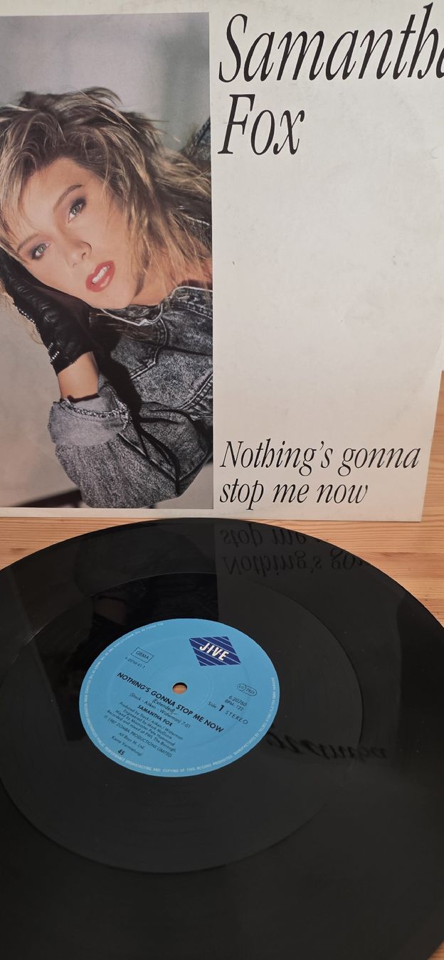 Schallplatten: Samantha Fox Nothing's Gonna Stop Me Now maxi 45  – Gebraucht aus Yvonand von RF-VINYL