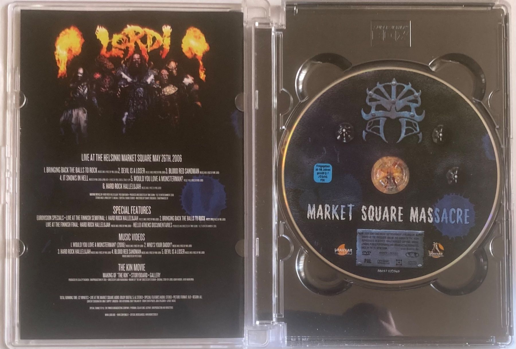 Tutti i DVDs: LORDI - MARKET SQUARE MASSACRE LIVE – Usato da Poliez-Pittet venduto da Newtown-Records 2