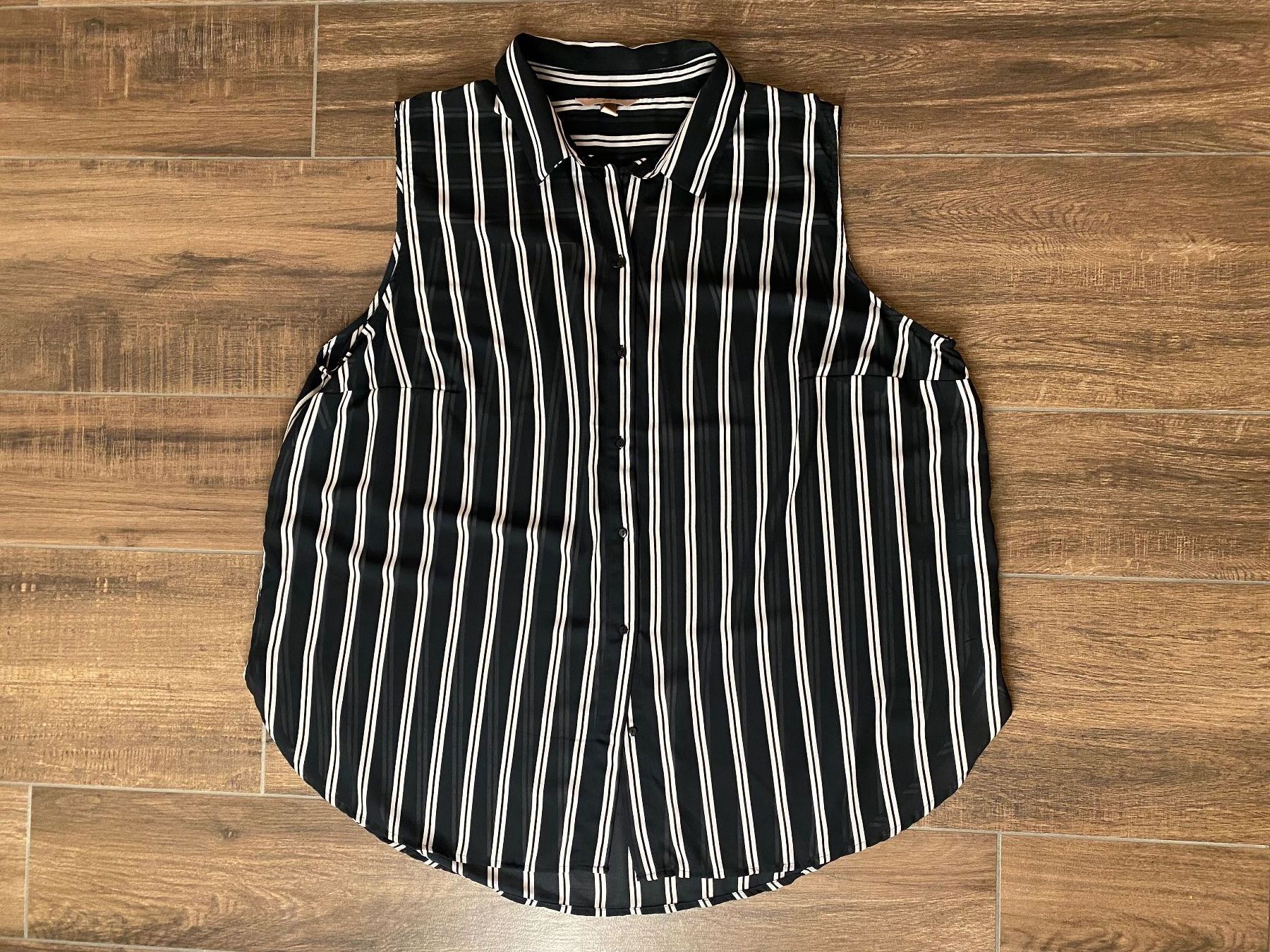 H&M Camicette: H&M Bluse kurzarm gestreift blau weiss Gr. 54 – Usato da Pratteln venduto da a23_j2gs 2