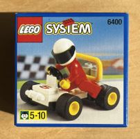 LEGO System 6400 Classic Town Go-Kart Neu & OVP