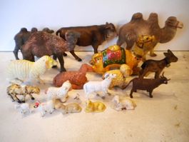 Krippenfiguren Tiere ca. 1Kg Konvolut gutem Zustand.