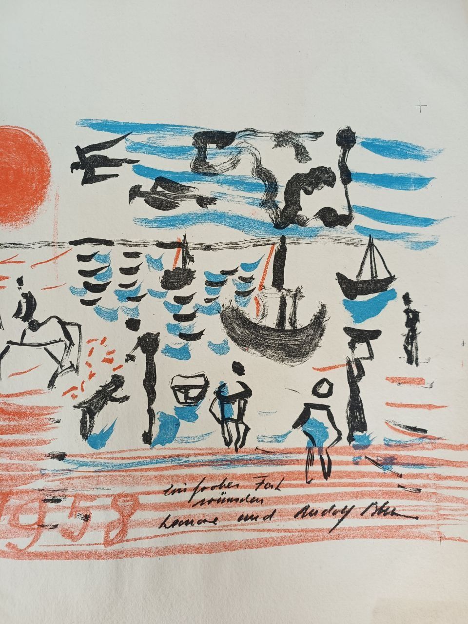 Grafica & Litografie: Max Gubler (1898-1973) Lithographie – Usato da Steffisburg venduto da ZeitReise_ 1