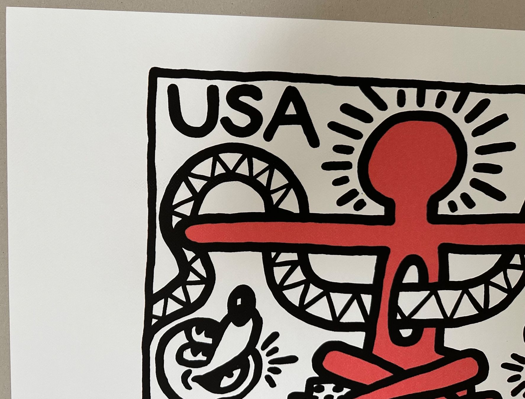 Dipinti: Keith Haring: USA, POP Art 39/150 – Nuovo (secondo la descrizione) da Meilen venduto da Smgdesign 3