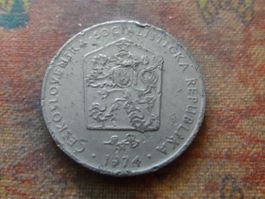 TCHECOSLOVAQUIE  2  Korun   1974