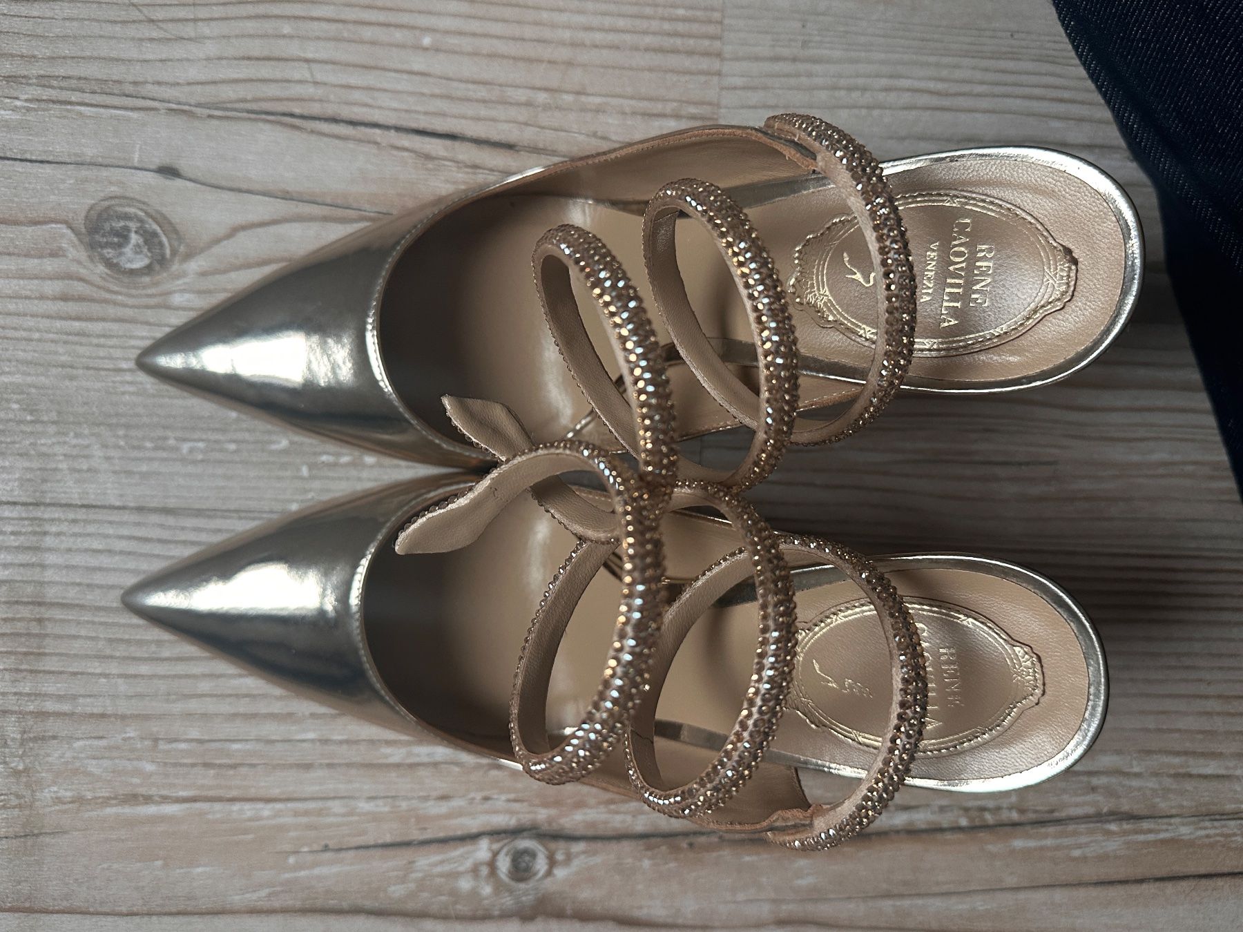 René Caovilla Scarpe da donna: Rene Caovilla - High Heels - Gold - Gr. 39 – Usato da Wauwil venduto da est_r5td 3